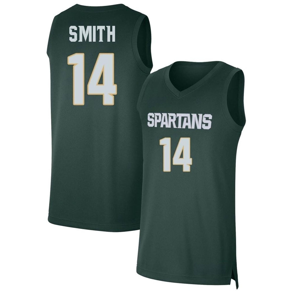 Davis Smith Michigan State Spartans 14 Jersey