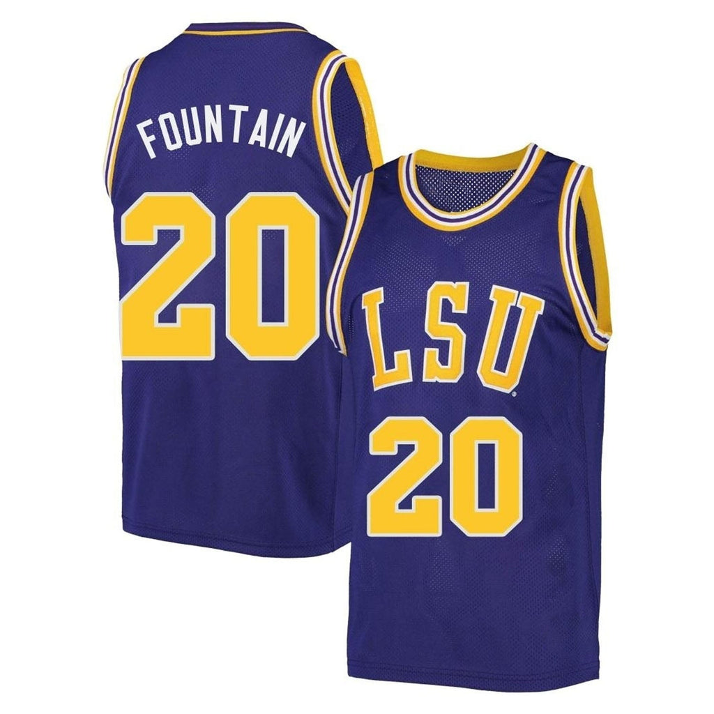 Derek Fountain LSU Tigers 20 Jersey