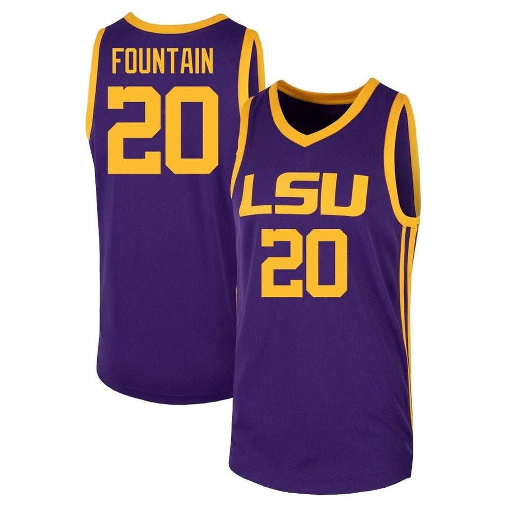 Derek Fountain LSU Tigers 20 Jersey