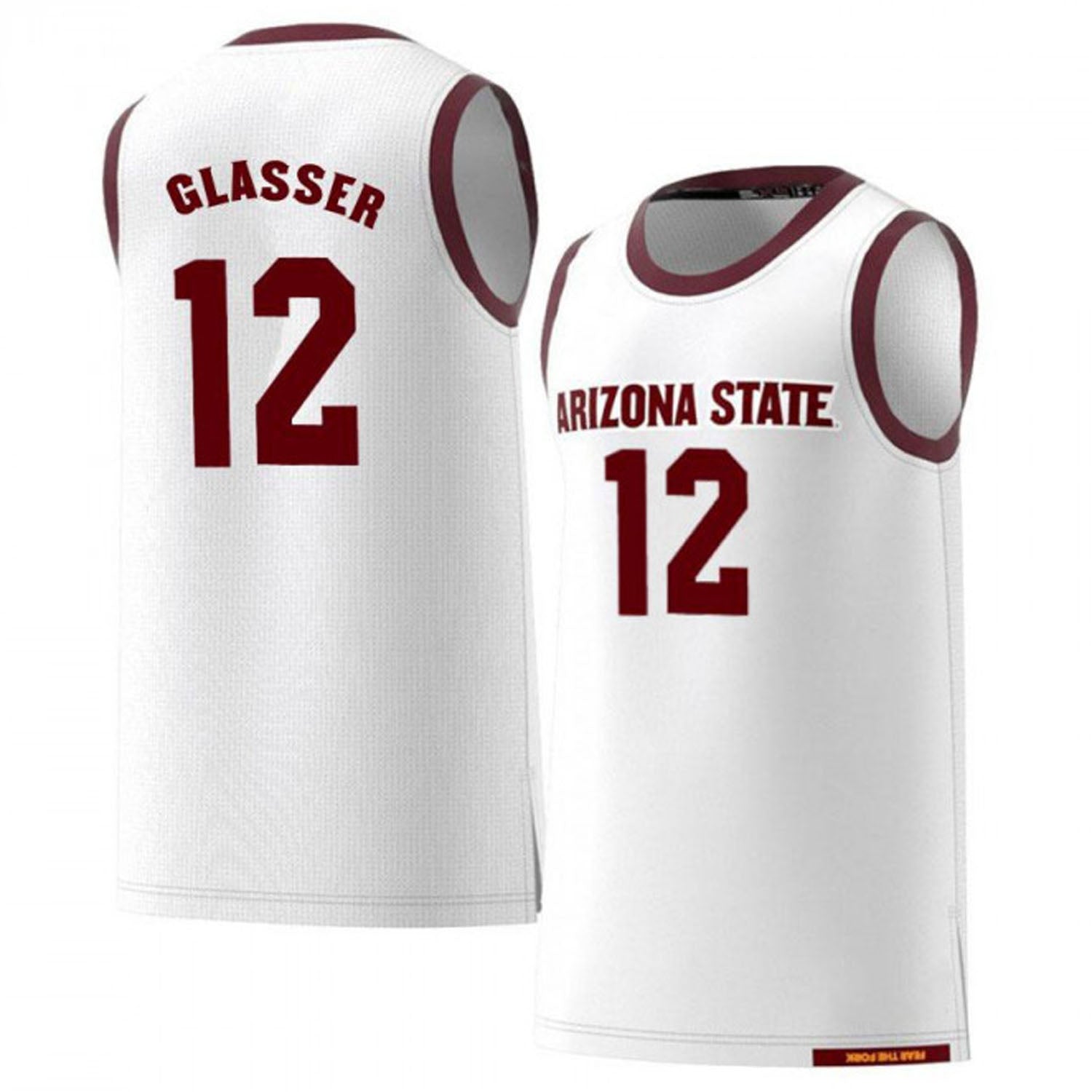 Derek Glasser Arizona State Sun Devils 12 Jersey