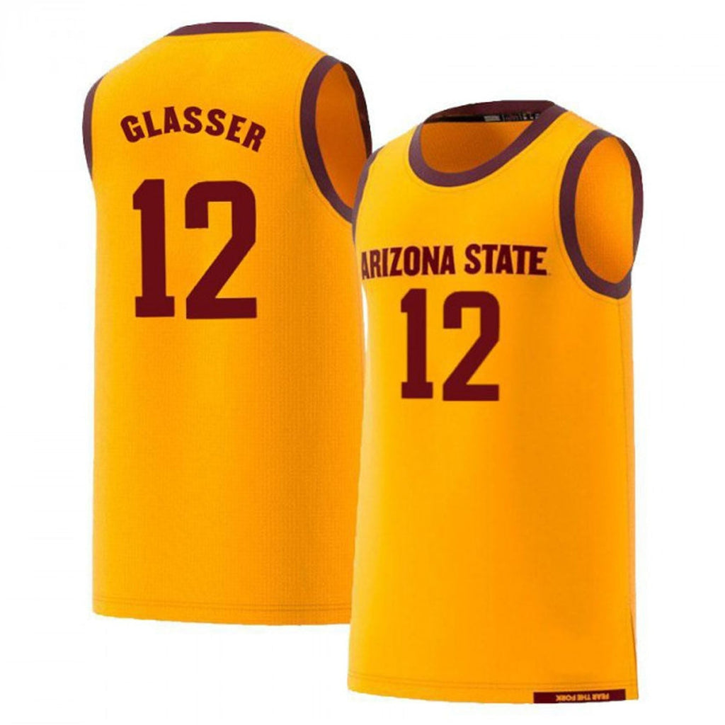 Derek Glasser Arizona State Sun Devils 12 Jersey