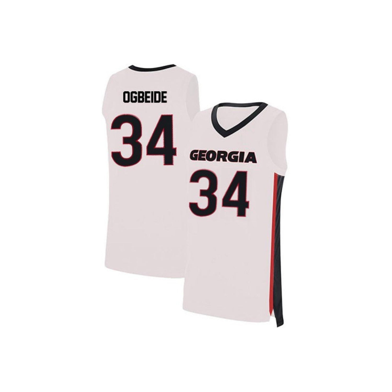 Derek Ogbeide Georgia Bulldogs 34 Jersey