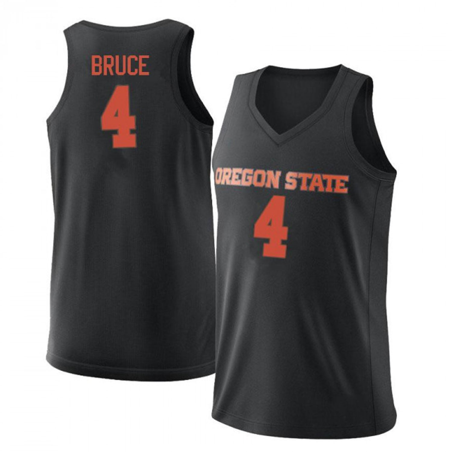 Derrick Bruce Oregon State Beavers 4 Jersey