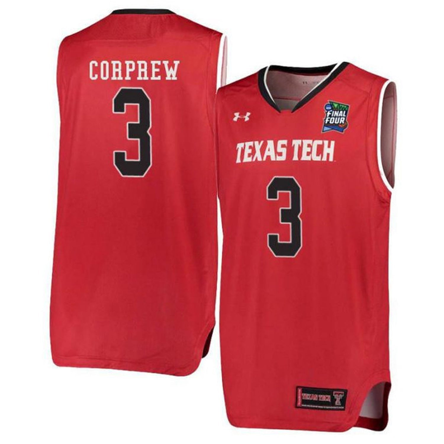 Deshawn Corprew Texas Tech Red Raiders 3 Jersey