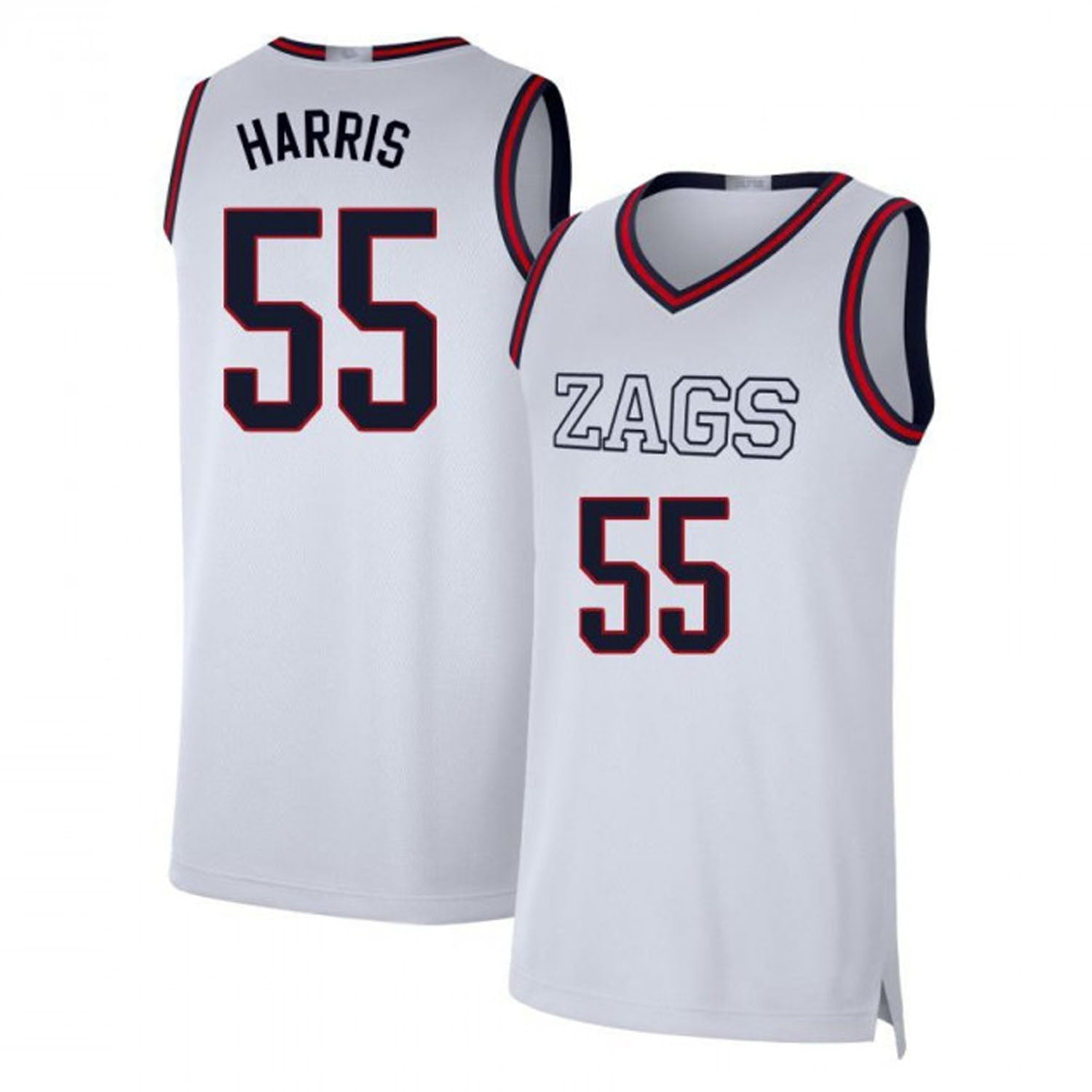 Dominick Harris Gonzaga Bulldogs 55 Jersey