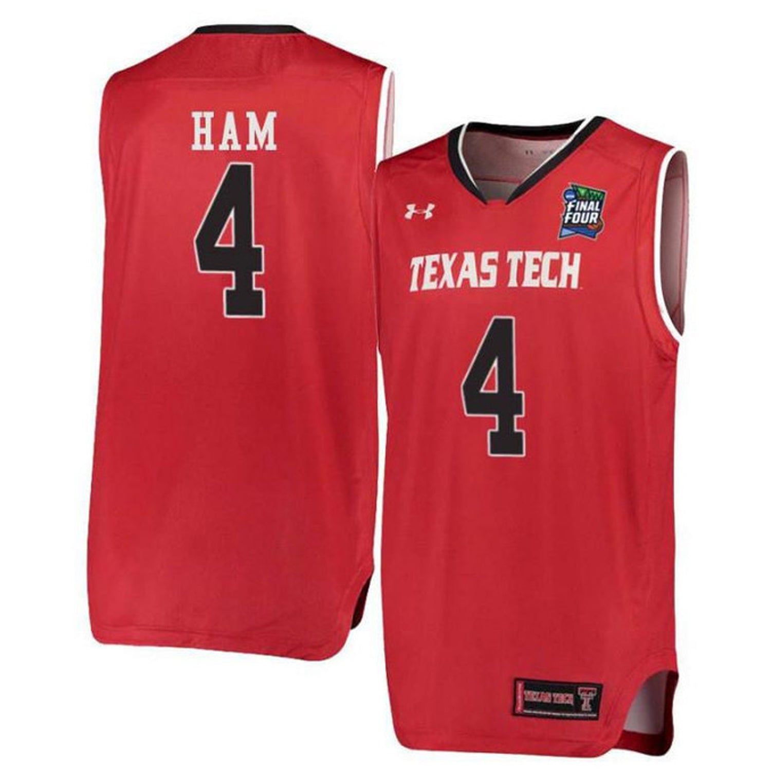 Donovan Ham Texas Tech Red Raiders 4 Jersey