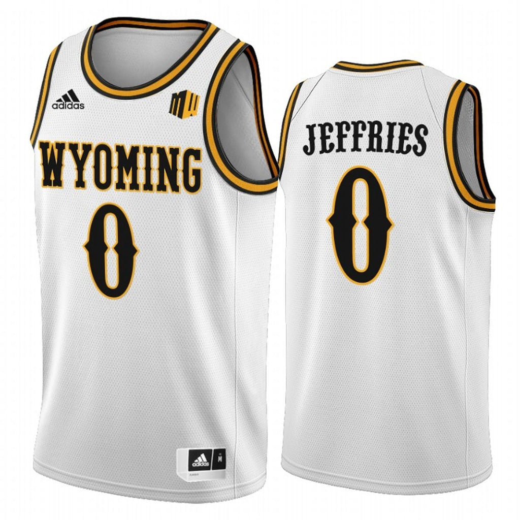 Drake Jeffries Wyoming Cowboys 0 Jersey