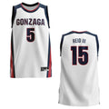 Efton Reid III Gonzaga Bulldogs 5 Jersey
