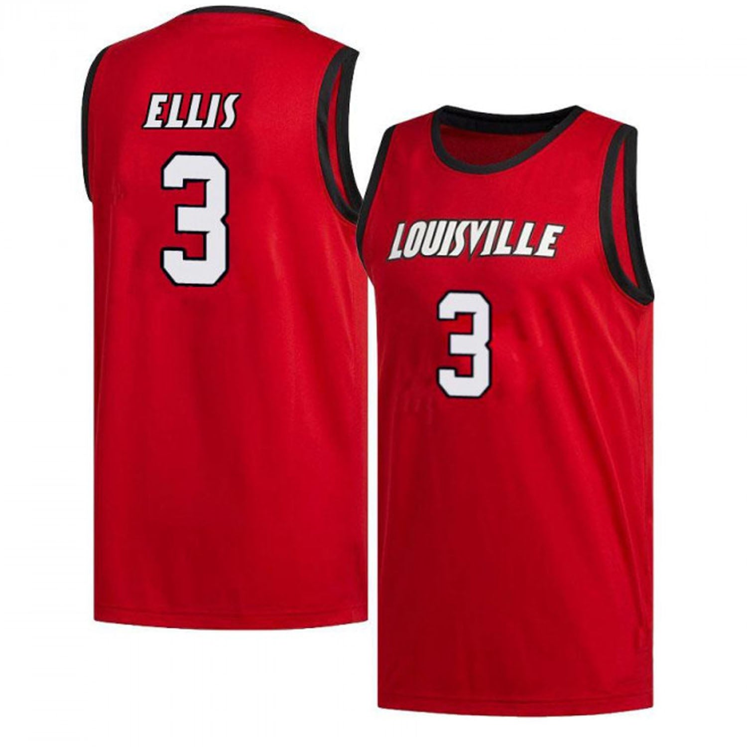 El Ellis Louisville Cardinals 3 Jersey