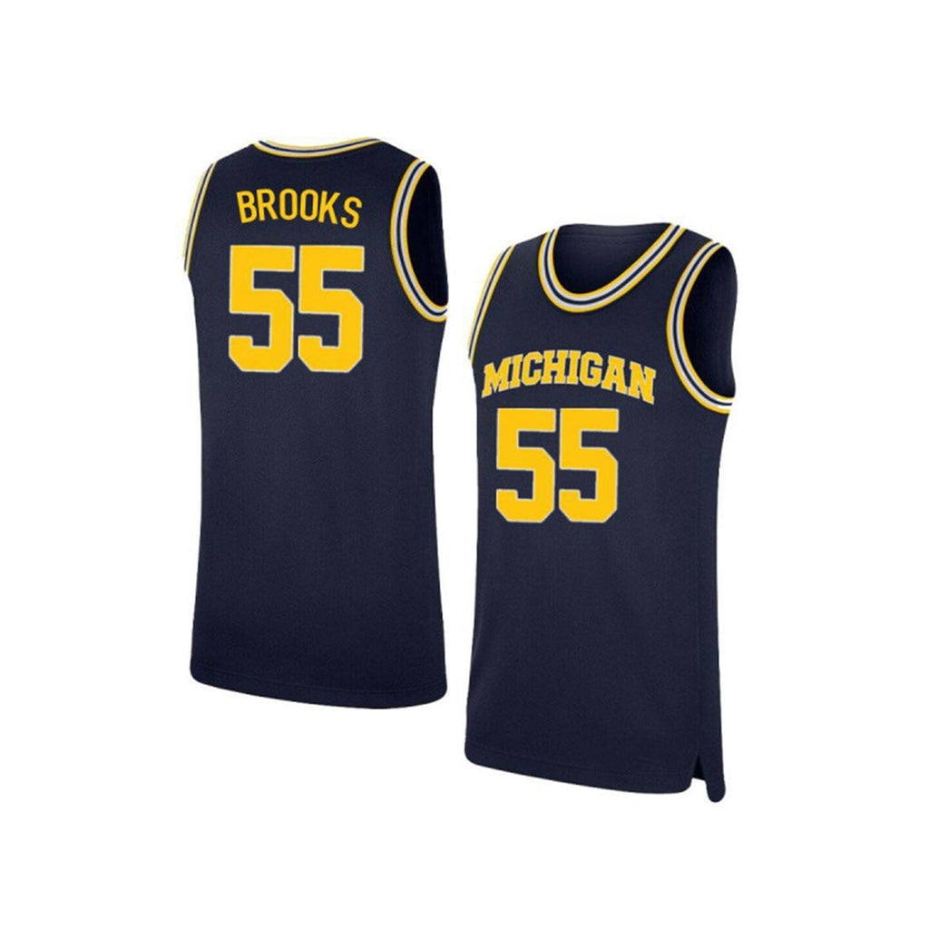 Eli Brooks Michigan Wolverines 55 Jersey