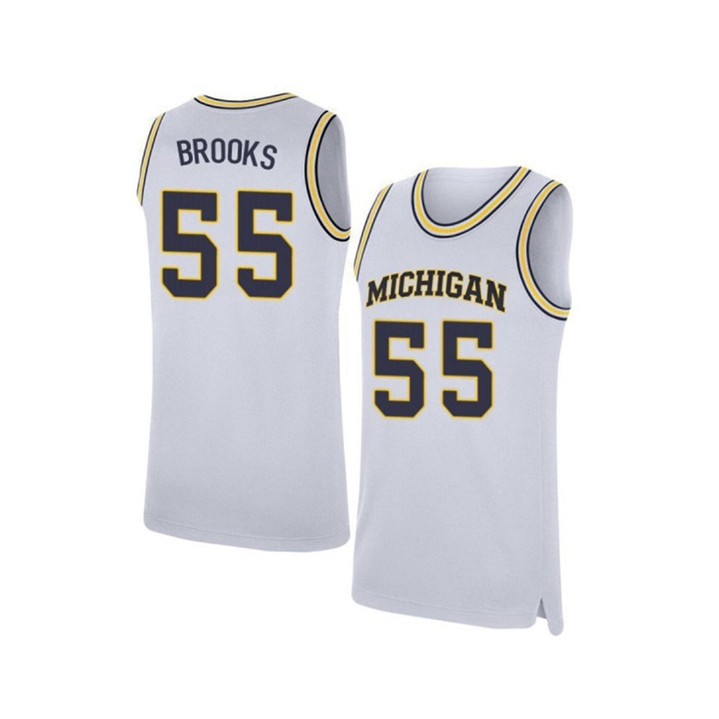 Eli Brooks Michigan Wolverines 55 Jersey