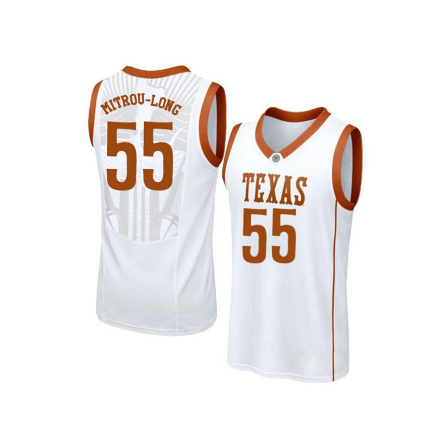 Elijah Mitrou Texas Longhorns 55 Jersey