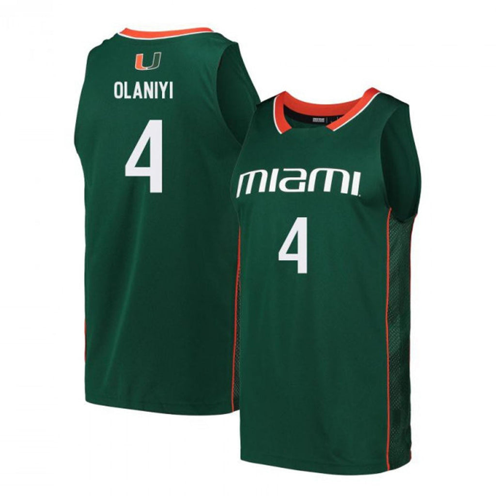 Elijah Olaniyi Miami Hurricanes 4 Jersey