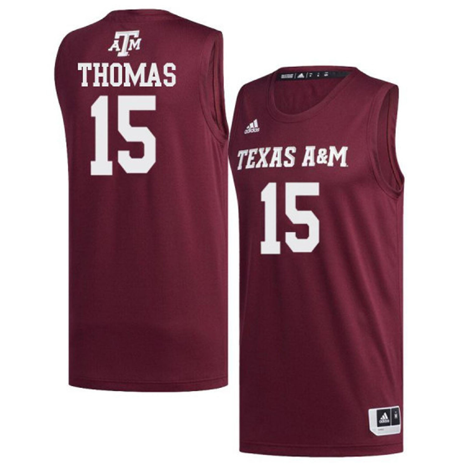 Elijah Thomas Texas A&M 15 Jersey