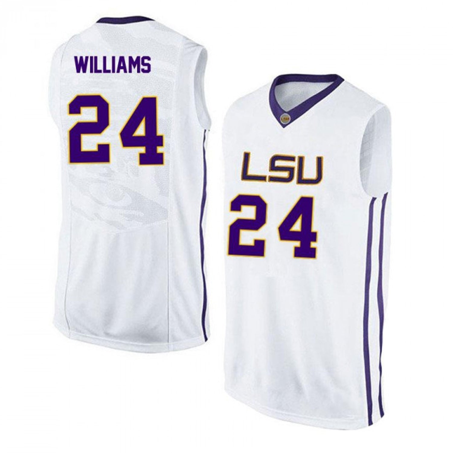 Emmitt Williams LSU Tigers 24 Jersey