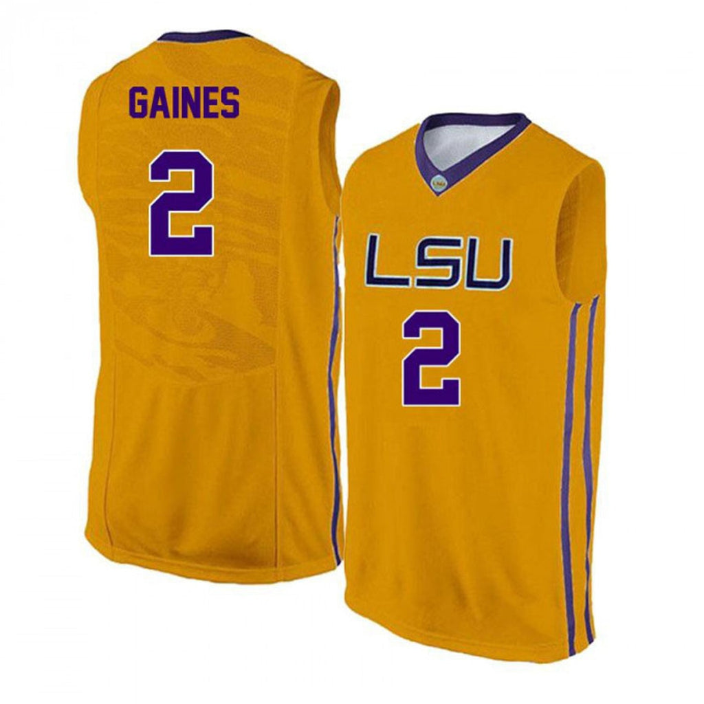 Eric Gaines LSU Tigers 2 Jersey