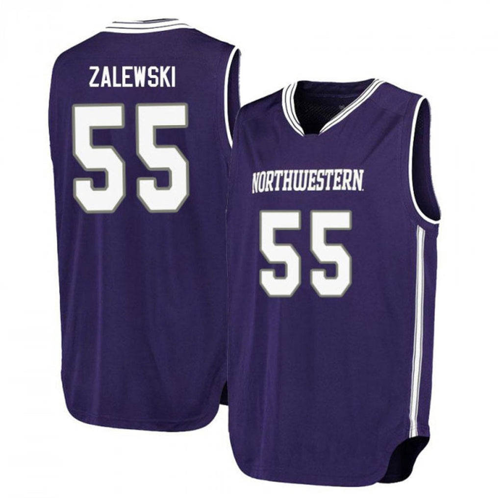 Eric Zalewski Northwestern Wildcats 55 Jersey