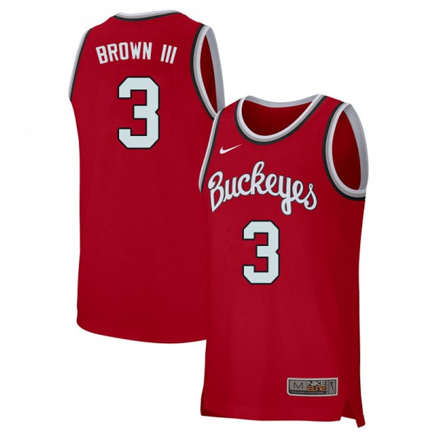 Eugene Brown III Ohio State Buckeyes 3 Jersey