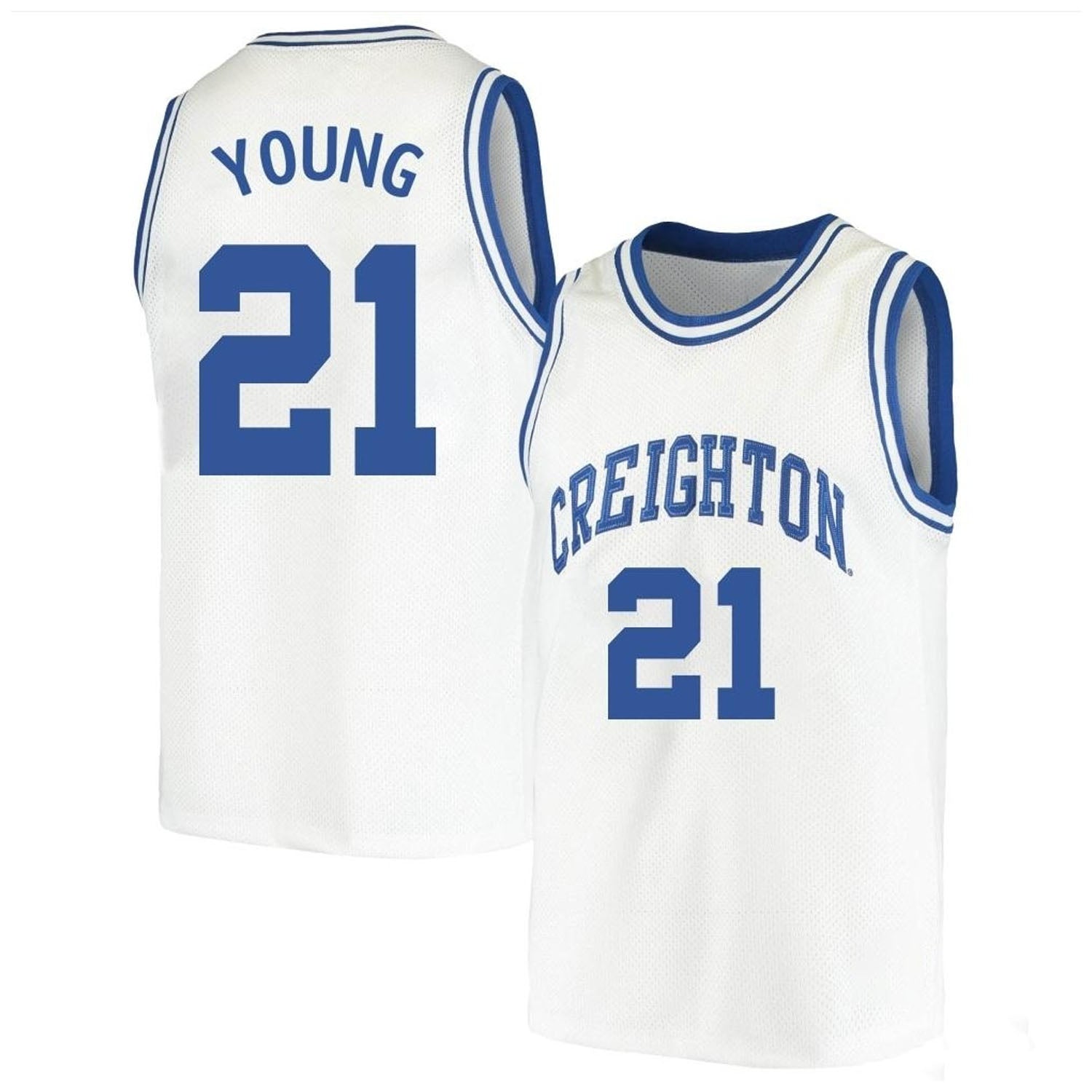 Evan Young Creighton Bluejays 21 Jersey