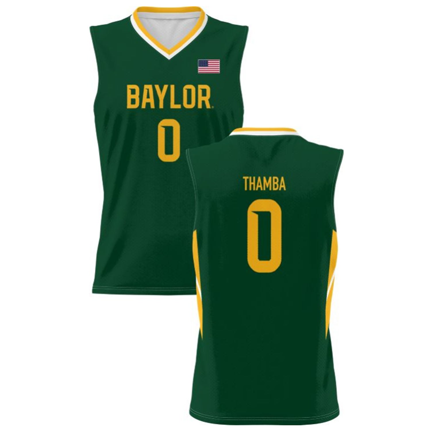Flo Thamba Baylor Bears 0 Jersey