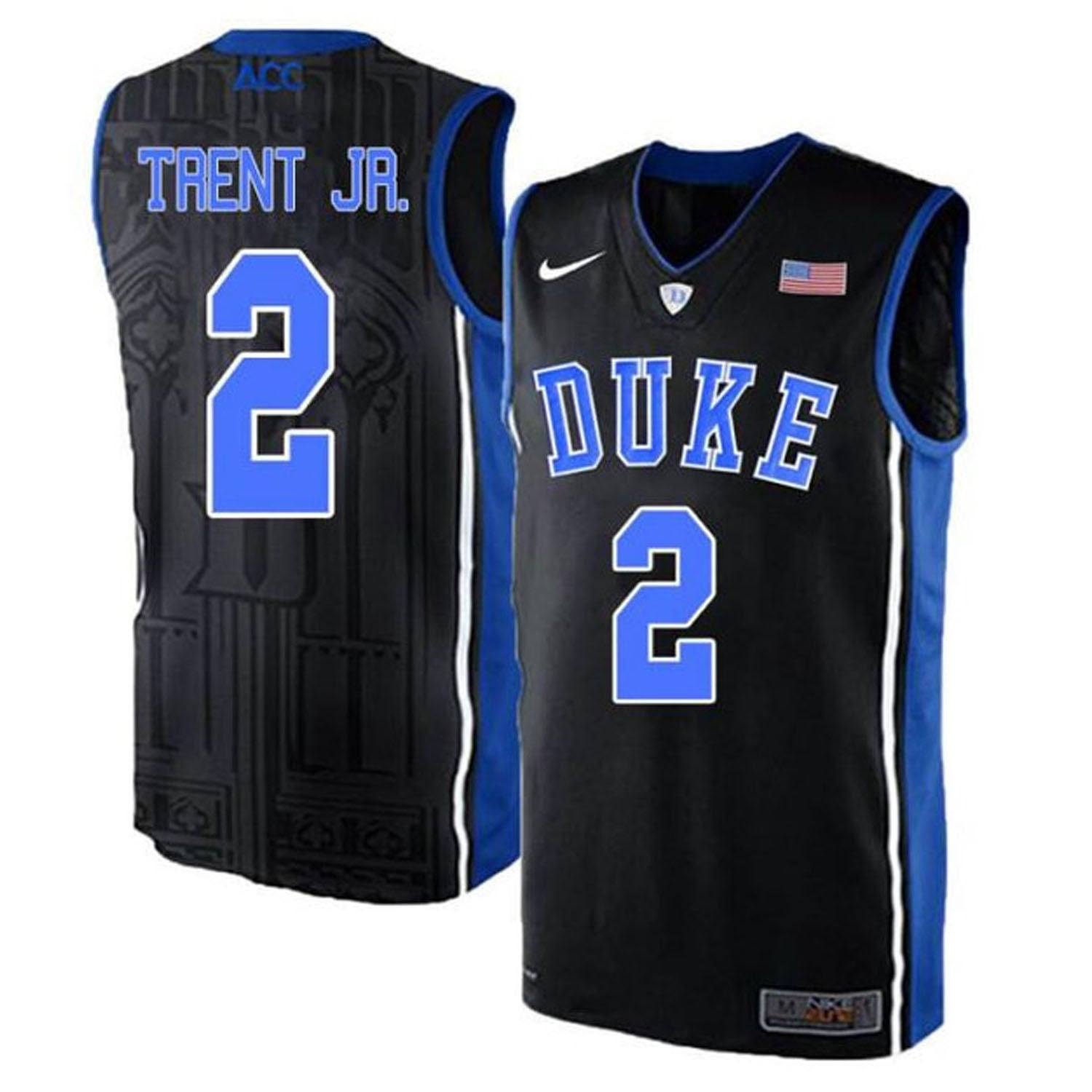Gary Trent Jr Duke Blue Devils 2 Jersey
