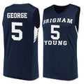 Gideon George BYU Cougars 5 Jersey