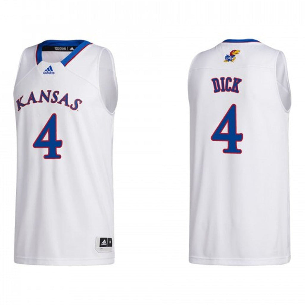 Gradey Dick Kansas Jayhawks 4 Jersey