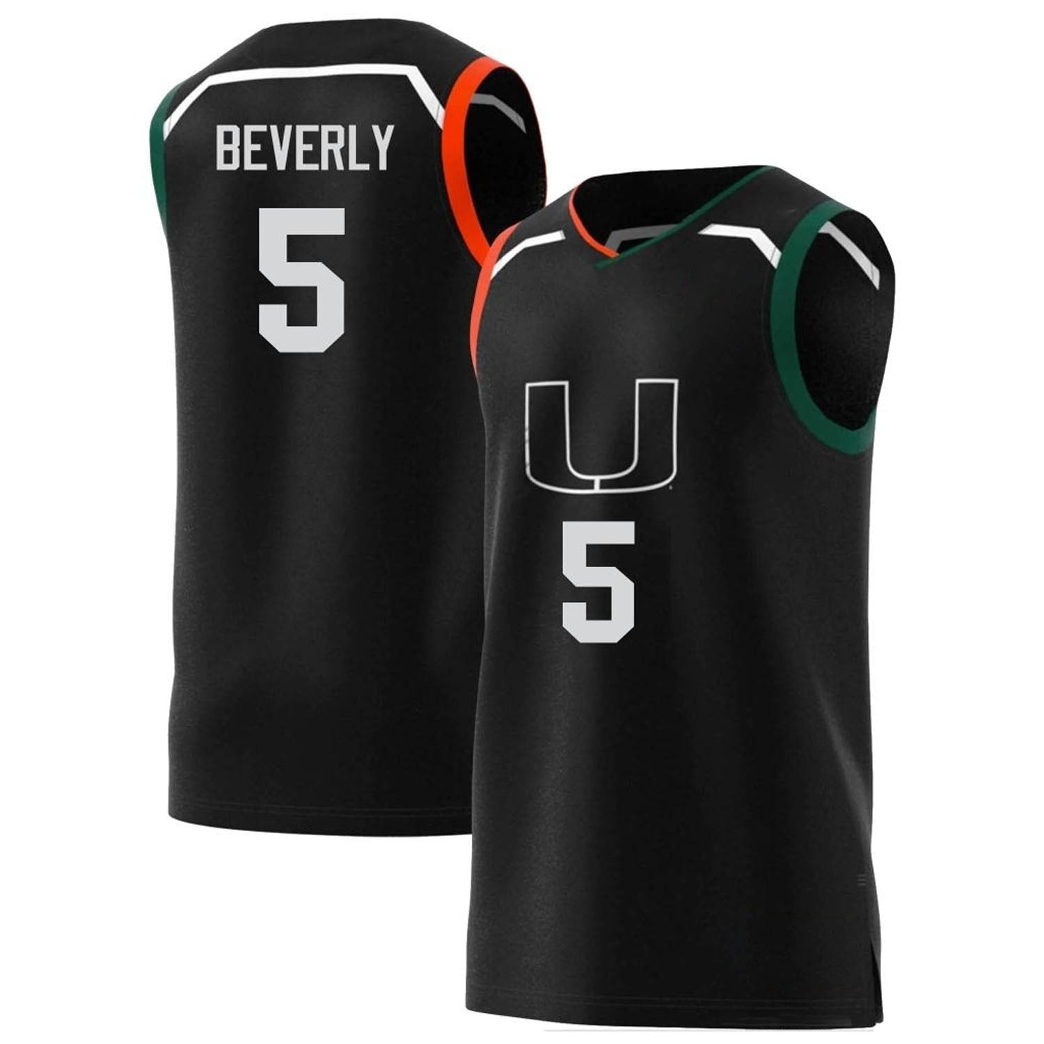 Harlond Beverly Miami Hurricanes 5 Jersey