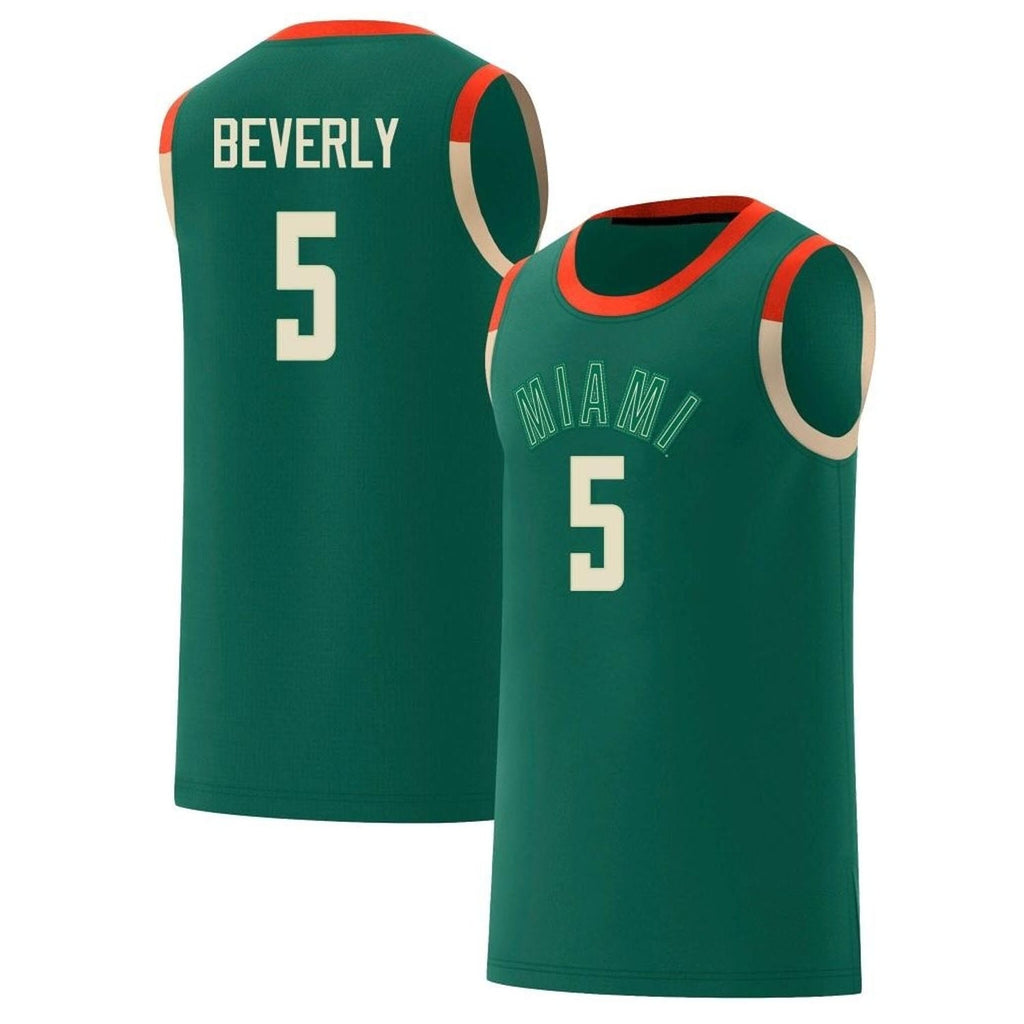 Harlond Beverly Miami Hurricanes 5 Jersey