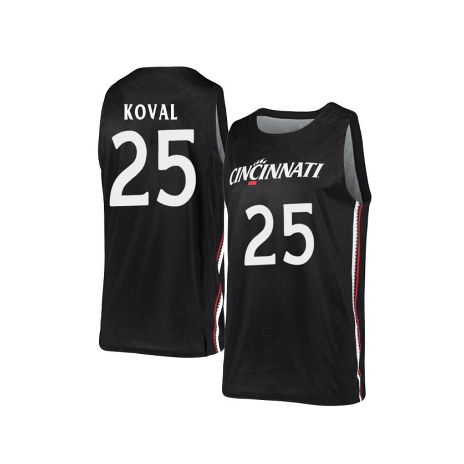 Hayden Koval Cincinnati Bearcats 25 Jersey