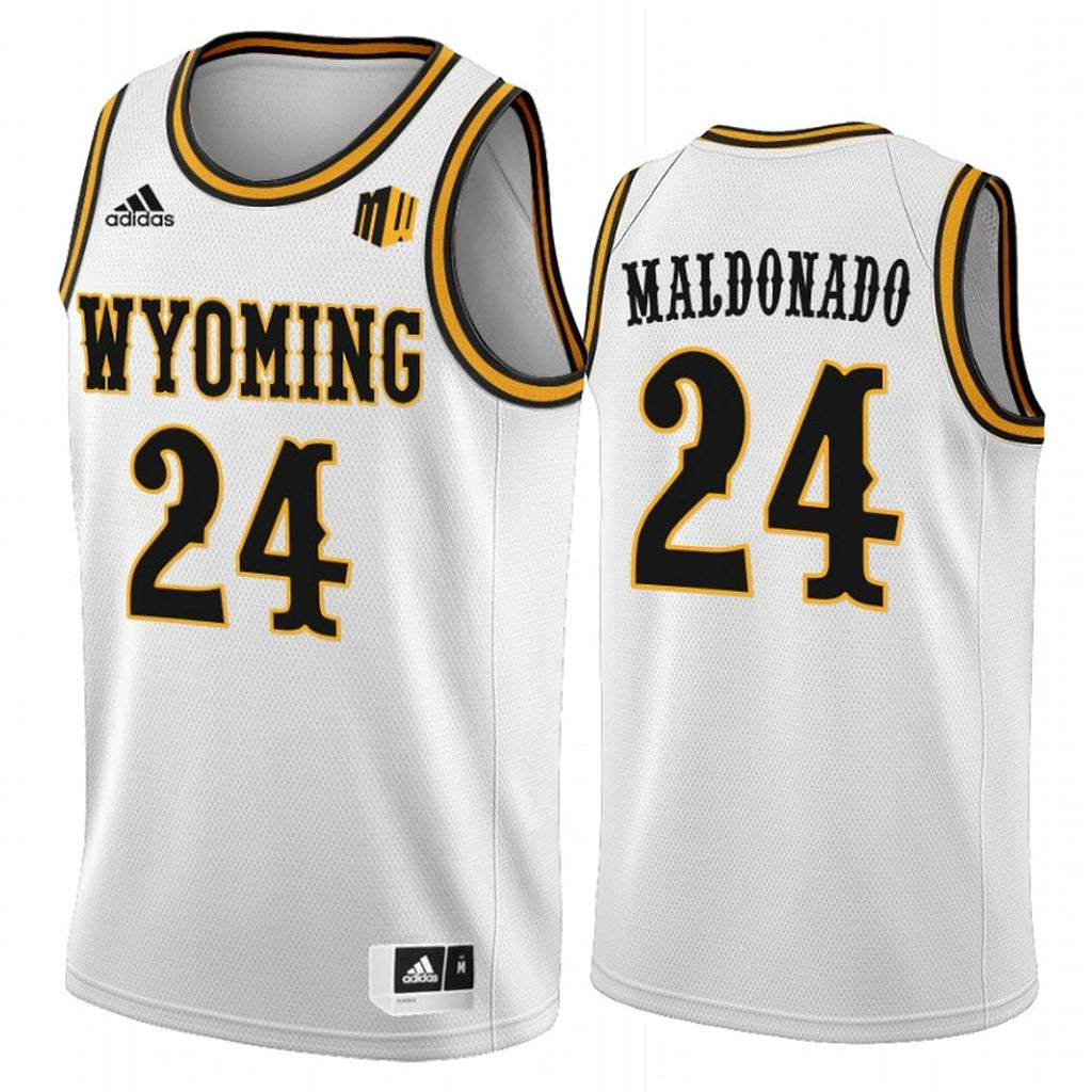 Hunter Maldonado Wyoming Cowboys 24 Jersey