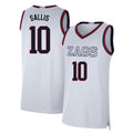 Hunter Sallis Gonzaga Bulldogs 10 Jersey