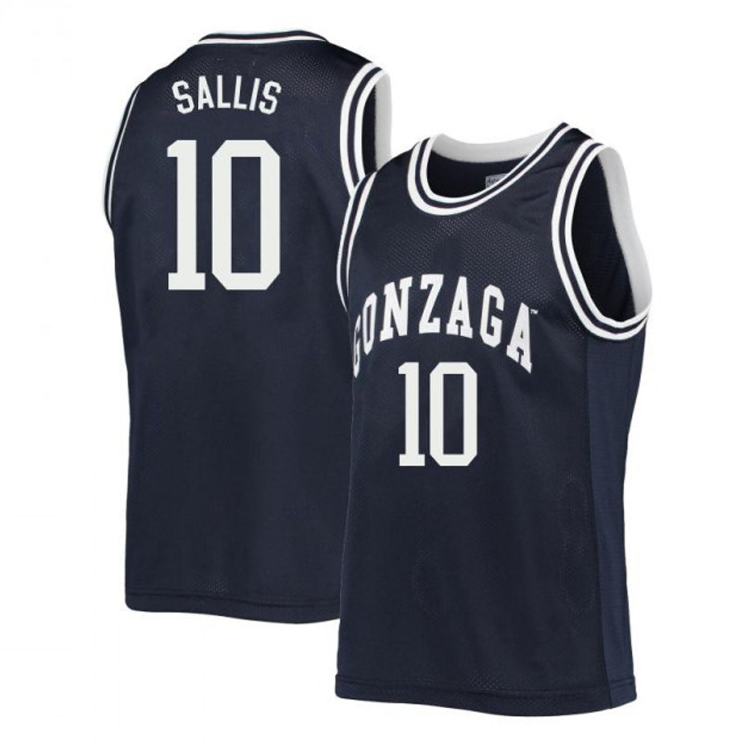 Hunter Sallis Gonzaga Bulldogs 10 Jersey