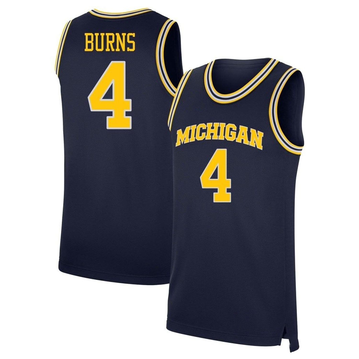 Ian Burns Michigan Wolverines 4 Jersey