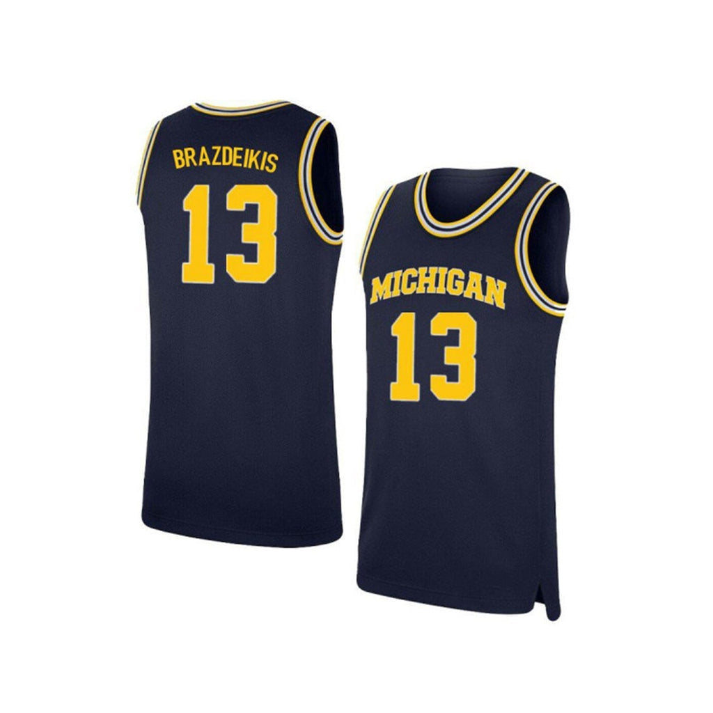 Ignas Brazdeikis Michigan Wolverines 13 Jersey