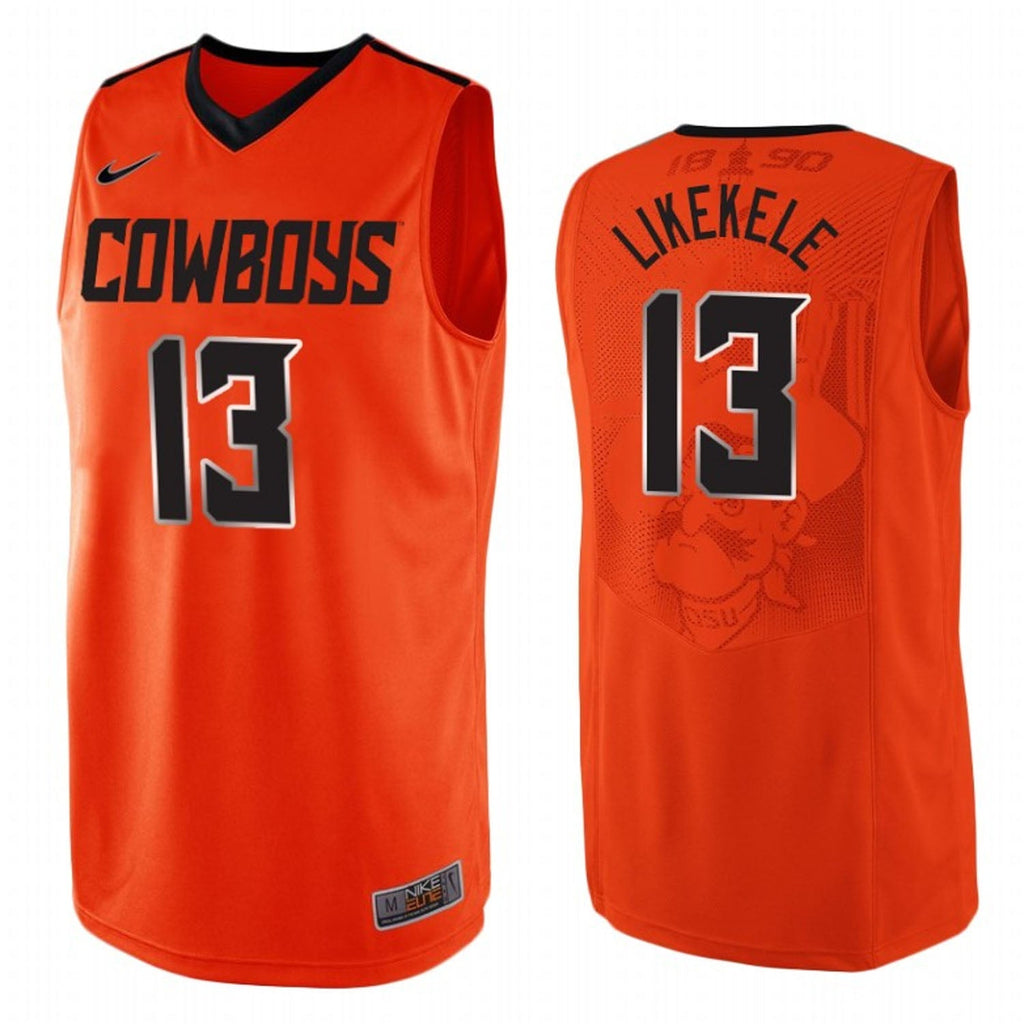Isaac Likekele Oklahoma State Cowboys 13 Jersey