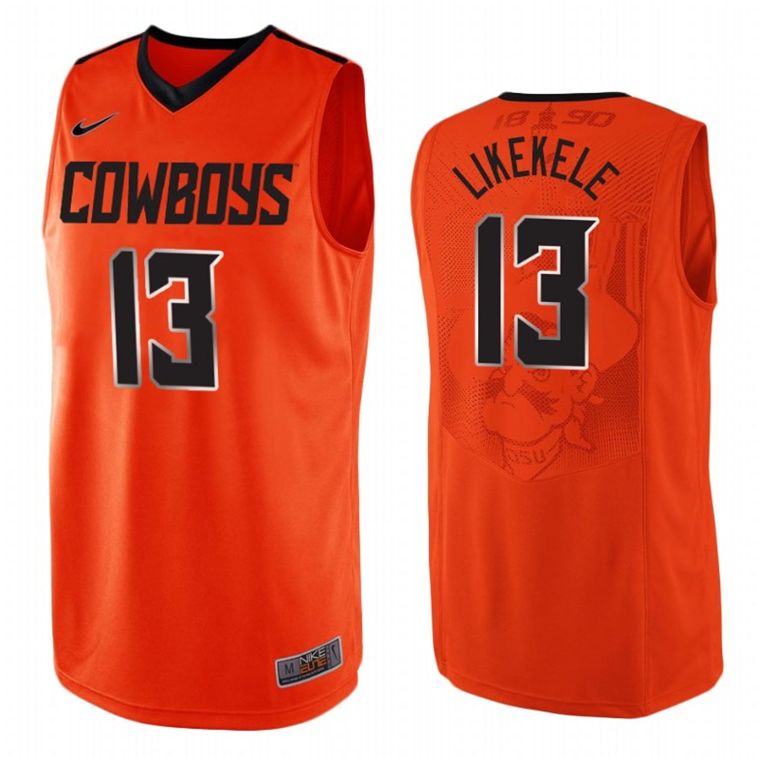 Isaac Likekele Oklahoma State Cowboys 13 Jersey