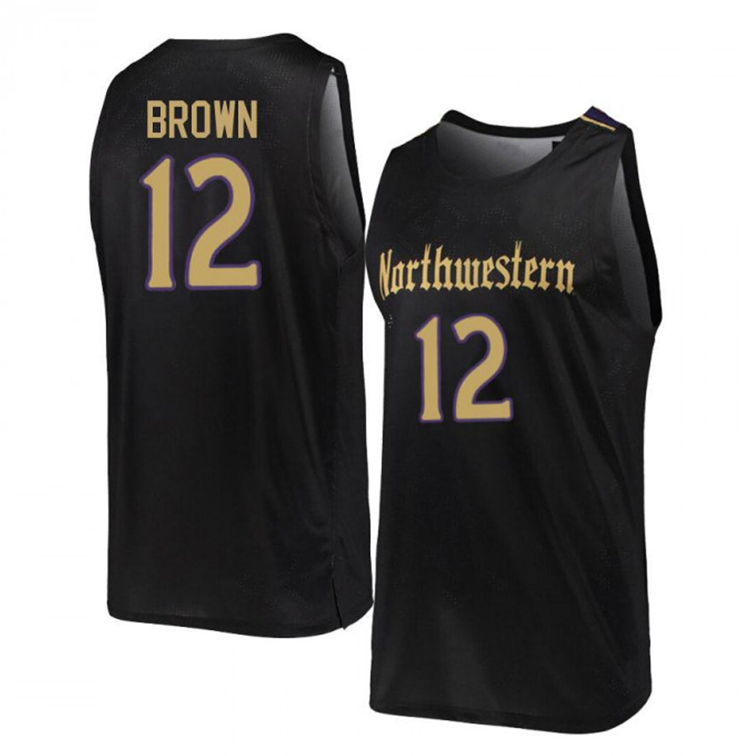 Isiah Brown Northwestern Wildcats 12 Jersey