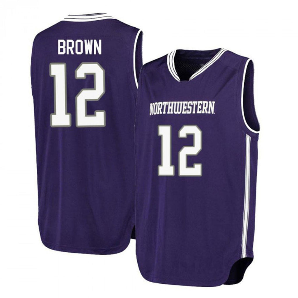 Isiah Brown Northwestern Wildcats 12 Jersey