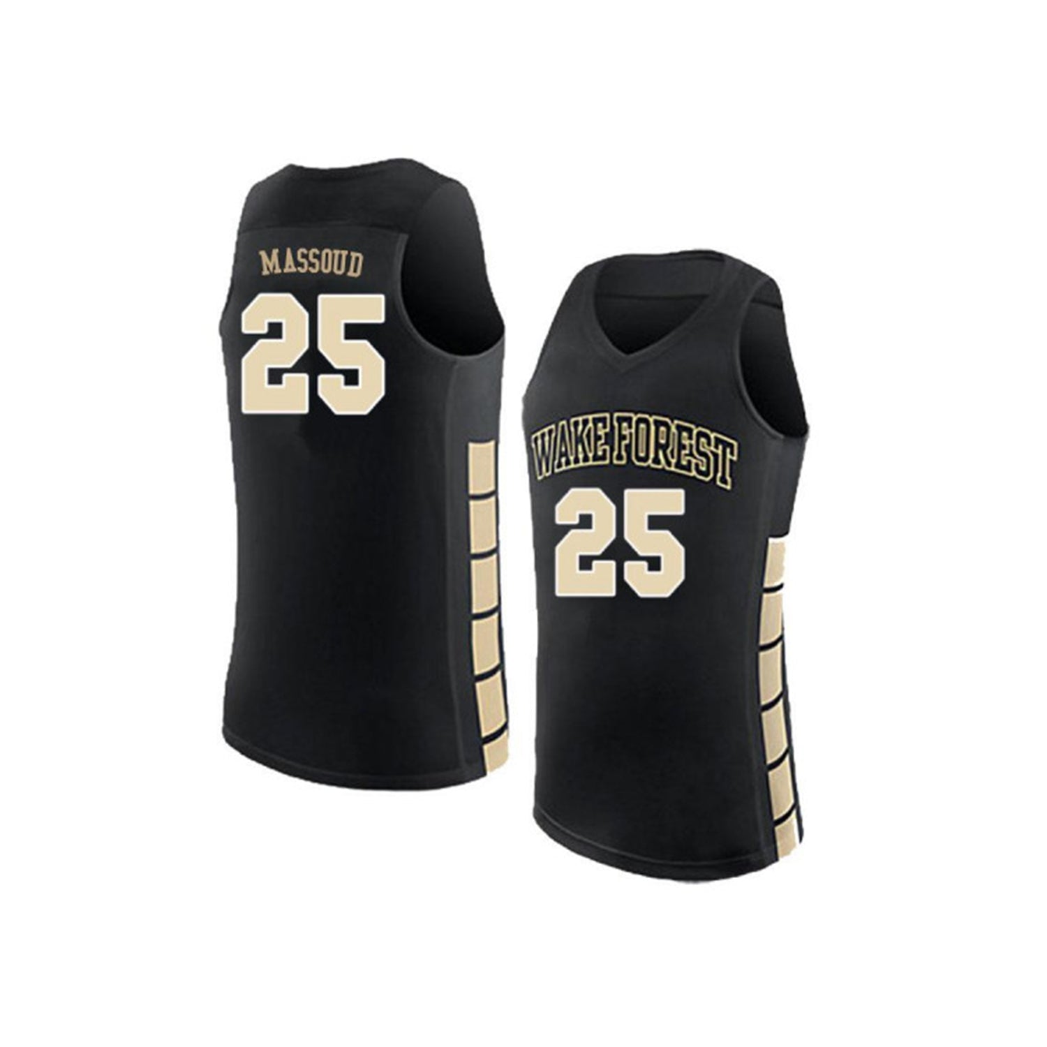 Ismael Massoud Wake Forest Demon Deacons 25 Jersey