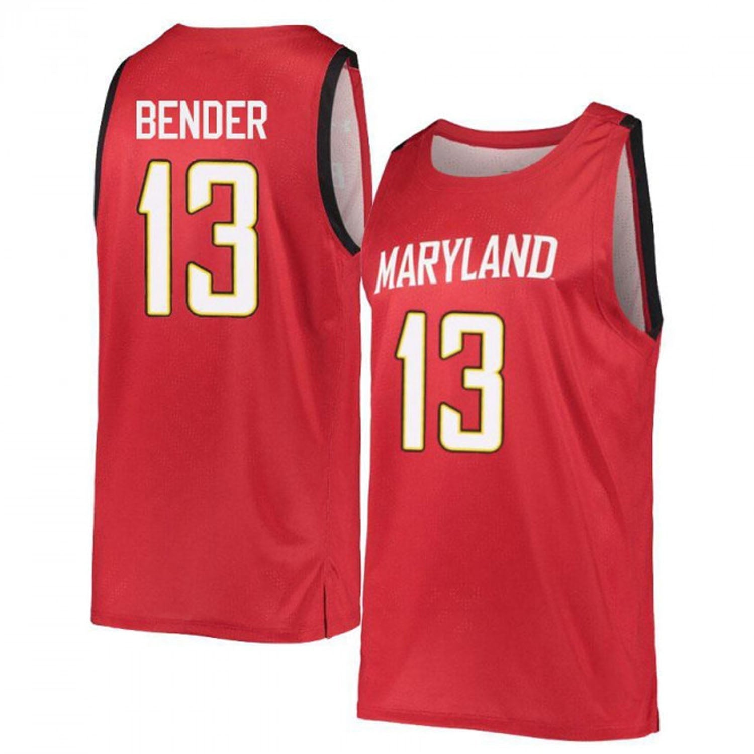 Ivan Bender Maryland Terrapins 13 Jersey