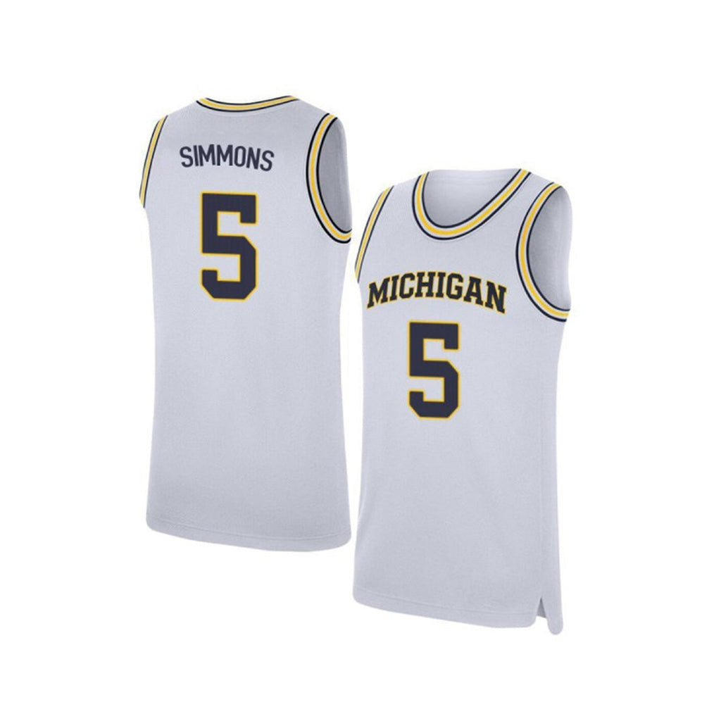 Jaaron Simmons Michigan Wolverines 5 Jersey