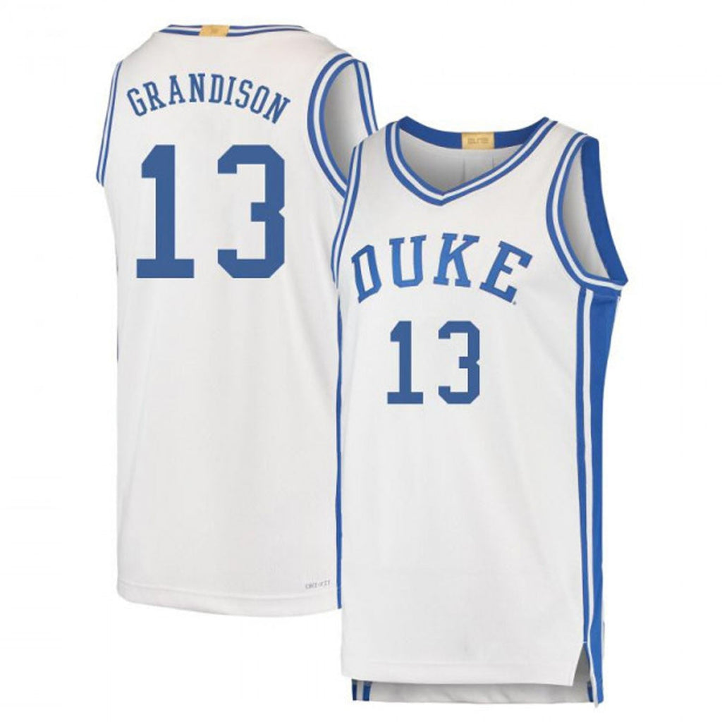 Jacob Grandison Duke Blue Devils 13 Jersey