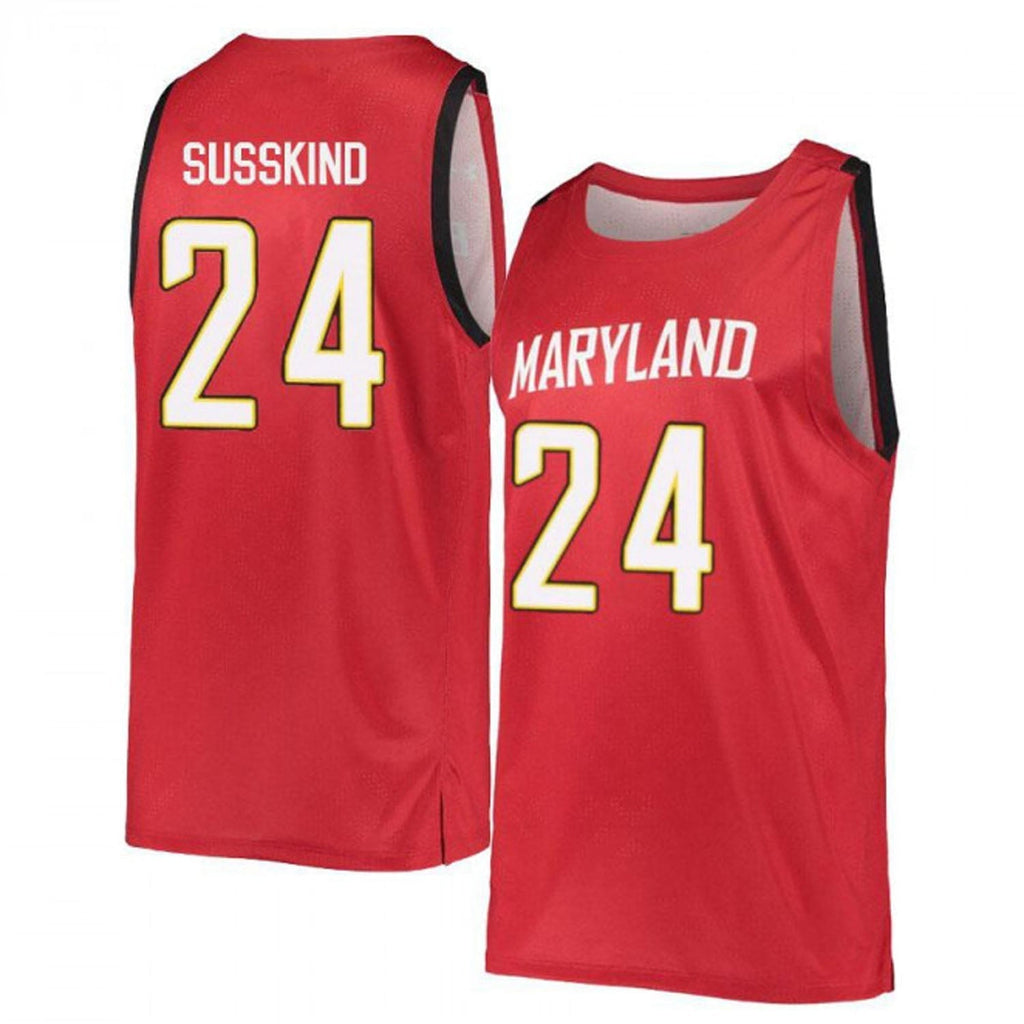 Jacob Susskind Maryland Terrapins 24 Jersey