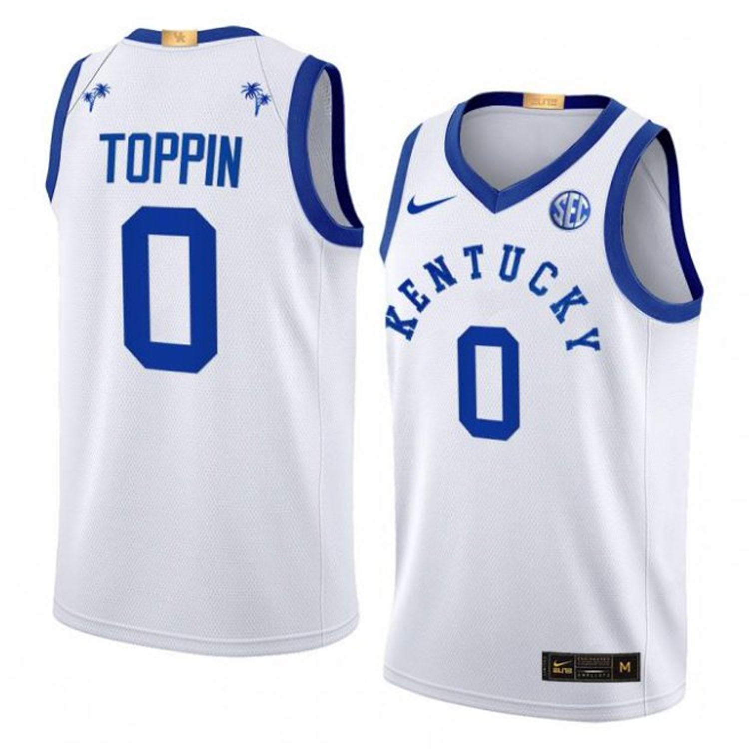 Jacob Toppin Kentucky Wildcats 0 Jersey