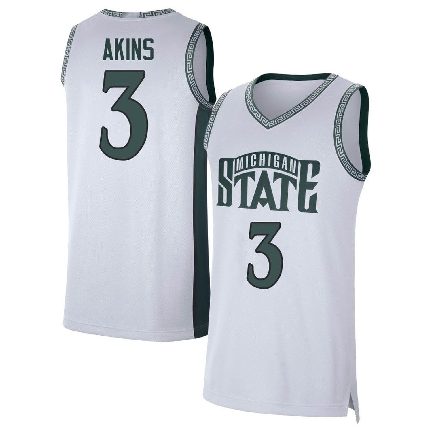 Jaden Akins Michigan State Spartans 3 Jersey