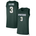 Jaden Akins Michigan State Spartans 3 Jersey