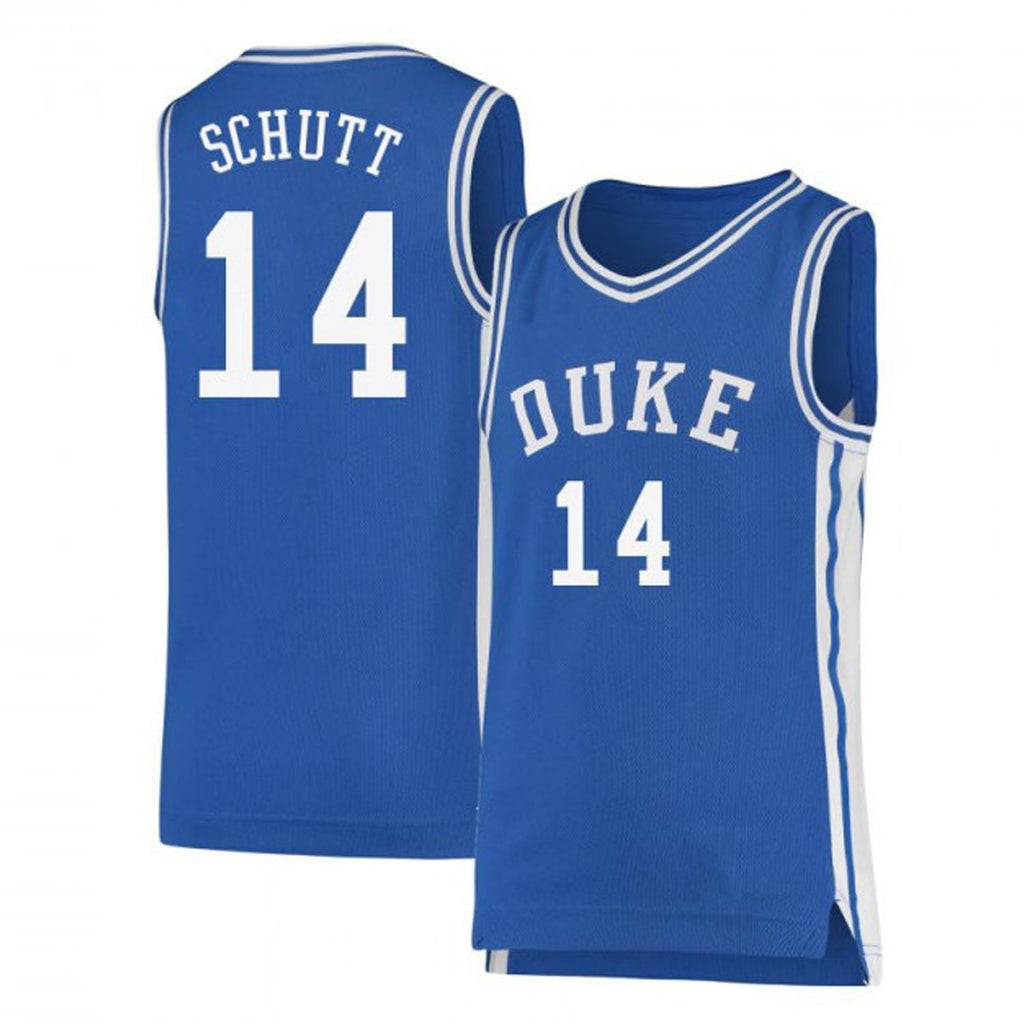 Jaden Schutt Duke Blue Devils 14 Jersey