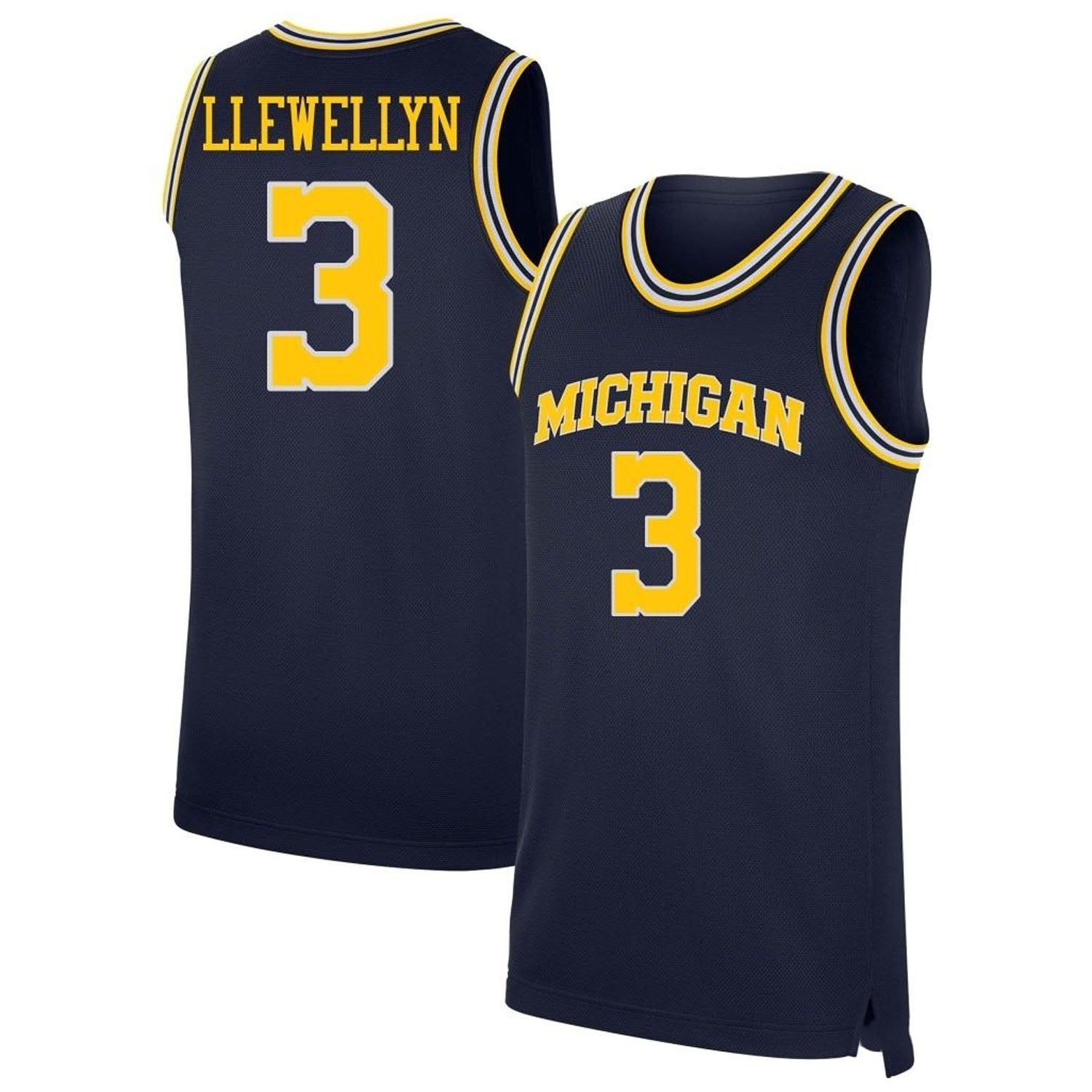 Jaelin Llewellyn Michigan Wolverines 3 Jersey