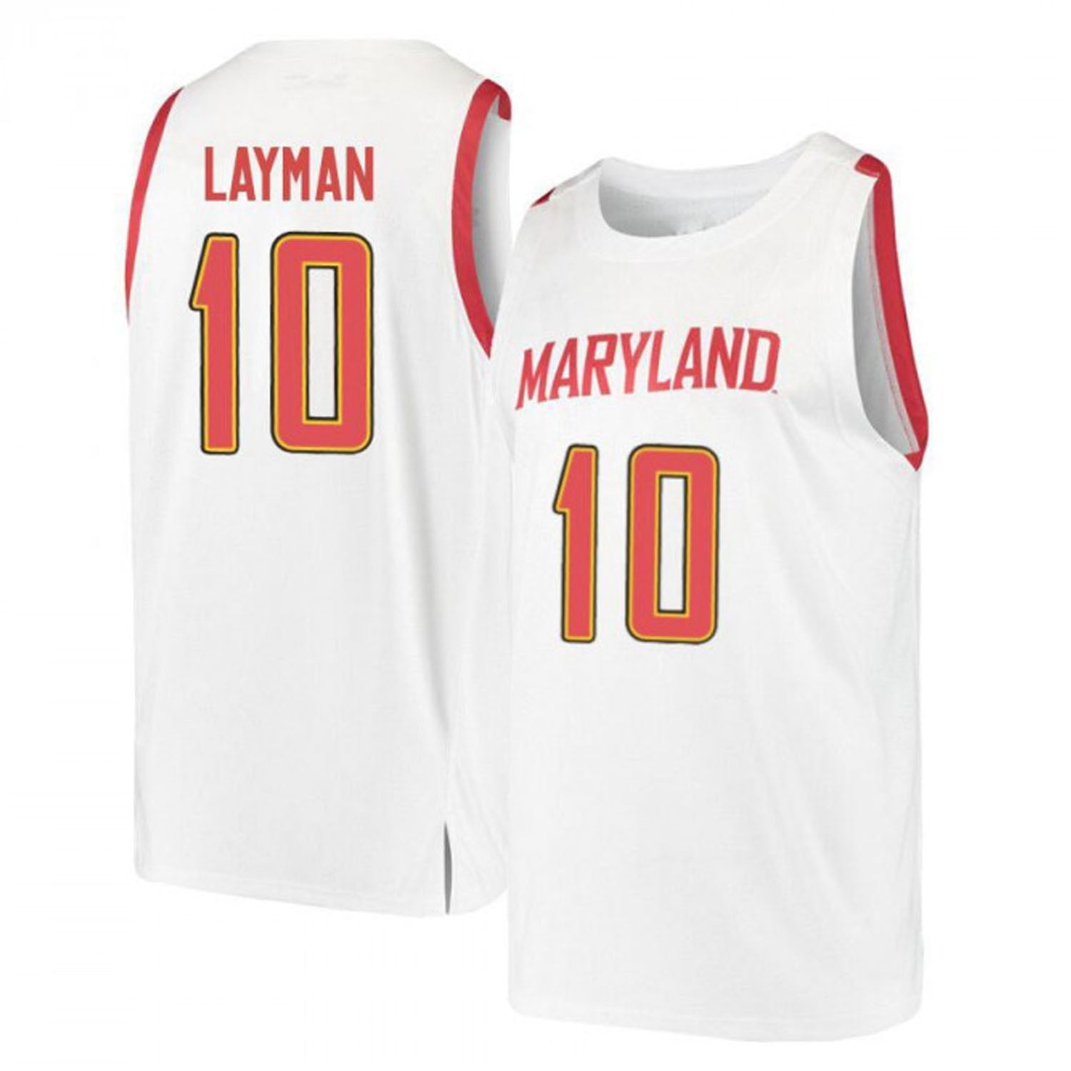 Jake Layman Maryland Terrapins 10 Jersey